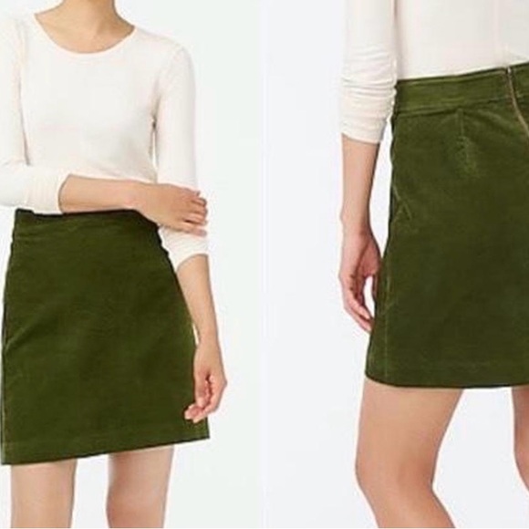 J. Crew Dresses & Skirts - J. Crew Forest Green Mini Skirt